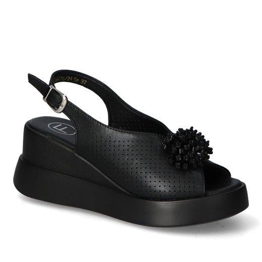 Sandały Filippo DS6076/24BK Czarne lico ze sklepu Arturo-obuwie w kategorii Sandały damskie - zdjęcie 173308606