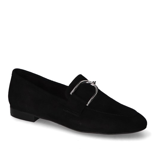 Mokasyny Nessi 24605 Czarny 19 zamsz ze sklepu Arturo-obuwie w kategorii Mokasyny damskie - zdjęcie 173309096