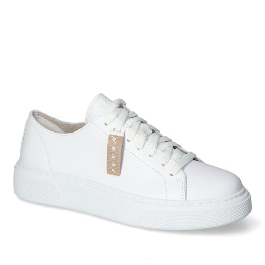 Półbuty Nessi 24638 Białe lico ze sklepu Arturo-obuwie w kategorii Trampki damskie - zdjęcie 173309108