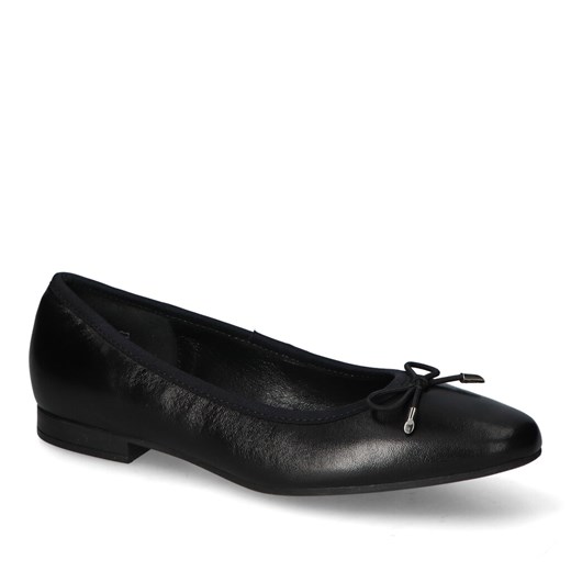 Baleriny Ryłko L1NG0_4JZ Czarne lico ze sklepu Arturo-obuwie w kategorii Balerinki - zdjęcie 173309208