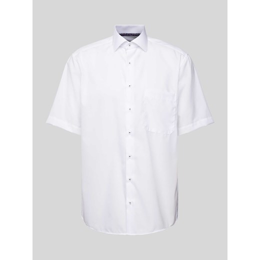Koszula biznesowa o kroju comfort fit z rękawem o dł. 1/2 ze sklepu Peek&Cloppenburg  w kategorii Koszule męskie - zdjęcie 173311268