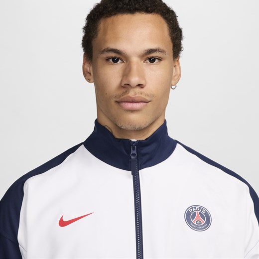 Męska kurtka piłkarska Nike Dri-FIT Paris Saint-Germain Strike - Biel Nike S Nike poland