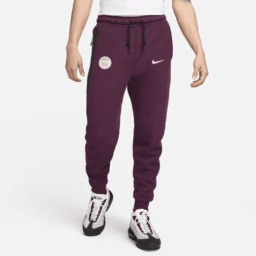 Męskie joggery piłkarskie Nike Paris Saint-Germain Tech Fleece - Czerwony Nike L Nike poland