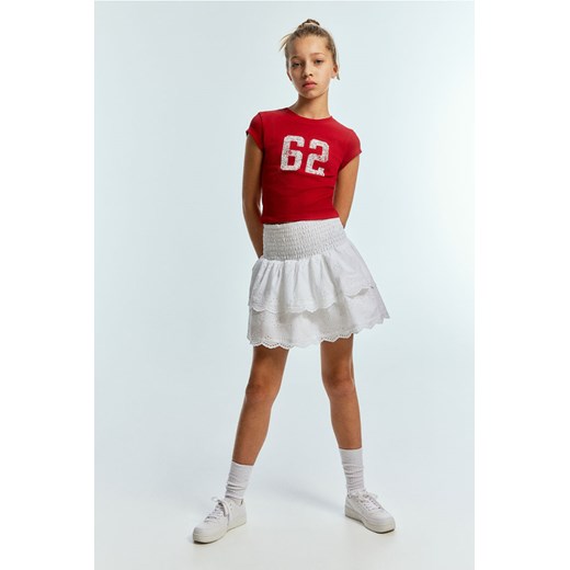 H & M - Spódnica z falbanami - Biały ze sklepu H&M w kategorii Spódnice dziewczęce - zdjęcie 173311785