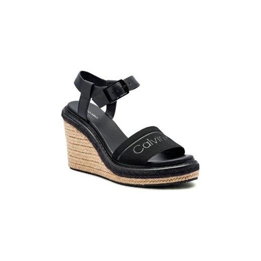 Calvin Klein Koturny | z dodatkiem skóry ze sklepu Gomez Fashion Store w kategorii Sandały damskie - zdjęcie 173315245