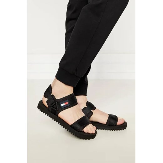 Sandały męskie Tommy Jeans na rzepy casual