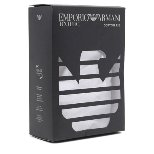 T-shirt męski Emporio Armani biały z krótkim rękawem 