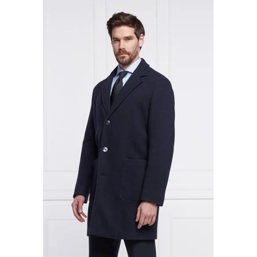 BOSS BLACK Wełniany płaszcz C-Cam-J-221 ze sklepu Gomez Fashion Store w kategorii Płaszcze męskie - zdjęcie 173315746