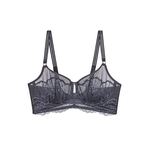 Triumph biustonosz miękki soft Wild Peony Florale 10215982-00DK, Kolor grafitowy, Rozmiar 75C, Triumph ze sklepu Intymna w kategorii Biustonosze - zdjęcie 173315926