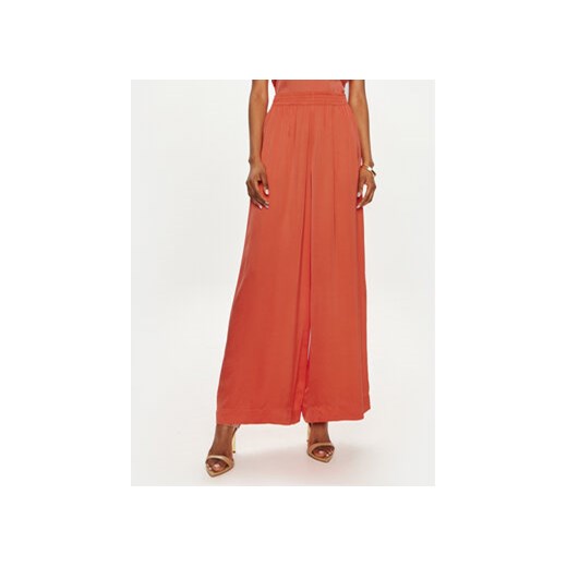 ViCOLO Spodnie materiałowe TB0034 Pomarańczowy Relaxed Fit ze sklepu MODIVO w kategorii Spodnie damskie - zdjęcie 173317407