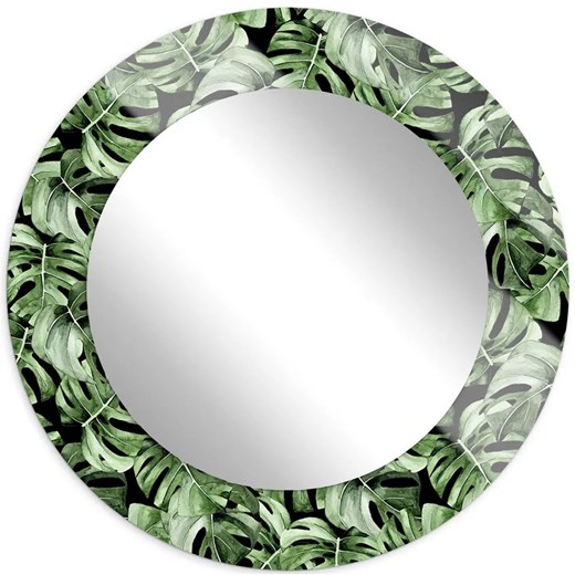 Zielone lustro w ramie z motywem roślinnym - Tutori 4X 3 rozmiary Elior One Size Edinos.pl