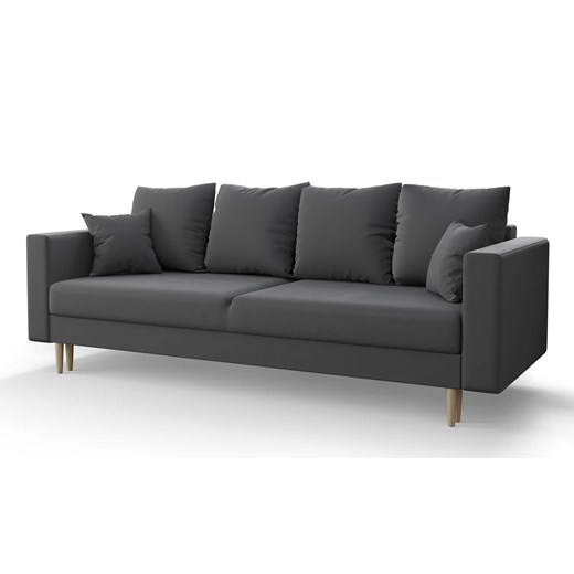 Popielata sofa rozkładana - Diamante Elior One Size Edinos.pl