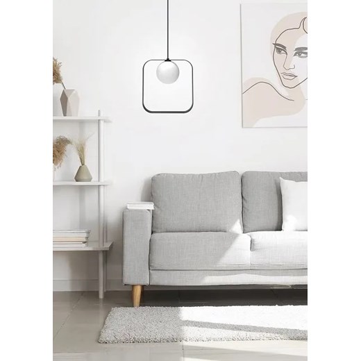 Czarna lampa wisząca kwadrat - V030-Betsu Lumes One Size Edinos.pl