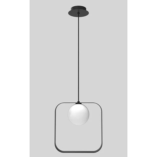 Czarna lampa wisząca kwadrat - V030-Betsu Lumes One Size Edinos.pl