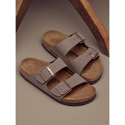 Birkenstock Klapki "Arizona" w kolorze brązowym 44 okazja Limango Polska