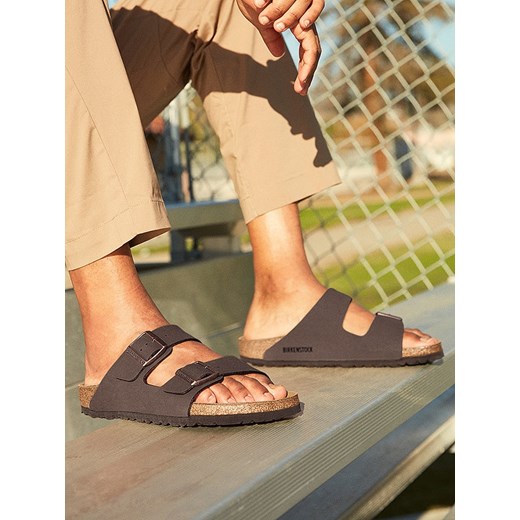 Birkenstock Klapki "Arizona" w kolorze brązowym 45 okazyjna cena Limango Polska