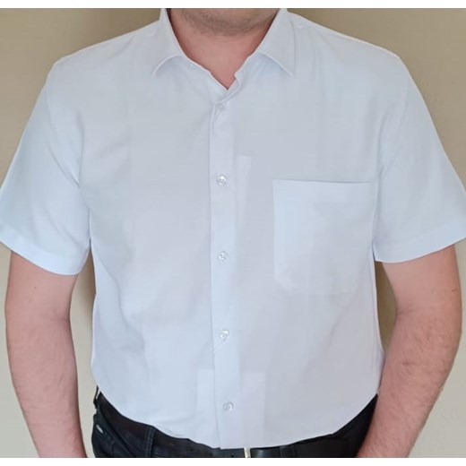 Bodara koszula biała męska, krótki rękaw ze sklepu ATELIER-ONLINE w kategorii Koszule męskie - zdjęcie 173321055