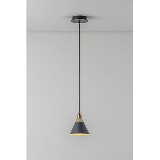 H & M - Lampa Sufitowa Wisząca - Mini Stożek - Szary ze sklepu H&M w kategorii Lampy wiszące - zdjęcie 173321119