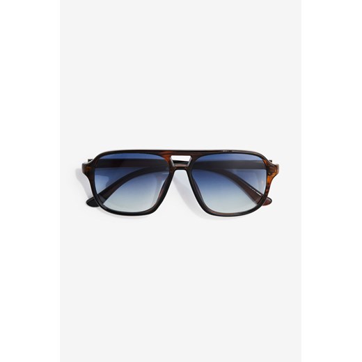 H & M - Okulary przeciwsłoneczne - Brązowy H & M One Size H&M