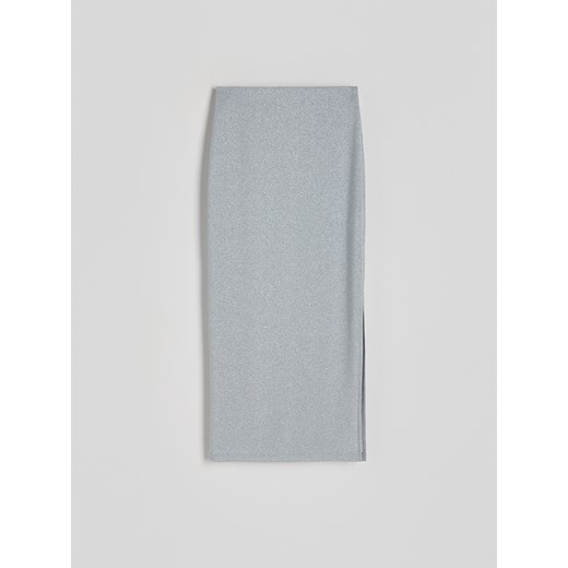 Niebieska spódnica Reserved midi
