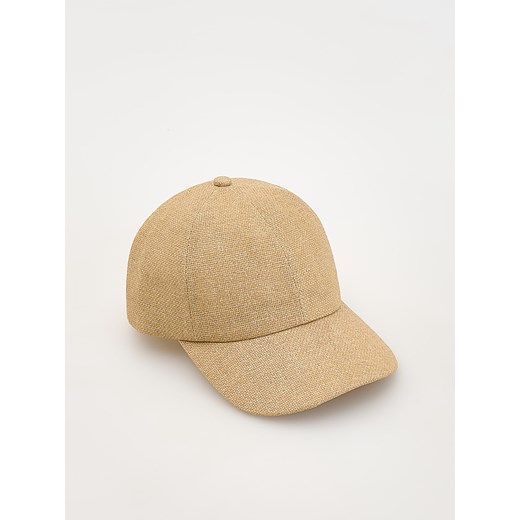 Reserved - Czapka z daszkiem - beżowy ze sklepu Reserved w kategorii Czapki z daszkiem damskie - zdjęcie 173321768