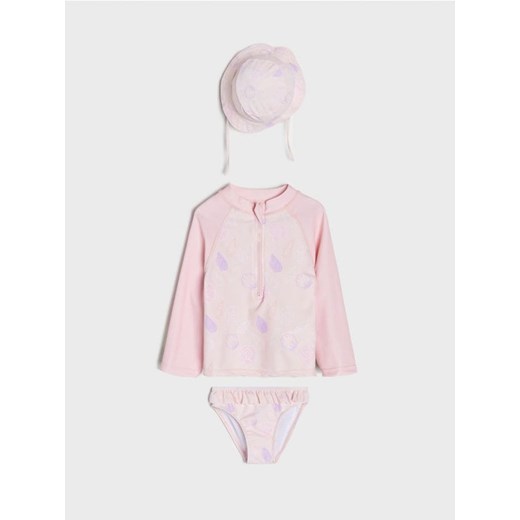 Sinsay - Strój kąpielowy UV 50 - różowy ze sklepu Sinsay w kategorii Stroje kąpielowe dla niemowląt - zdjęcie 173322199