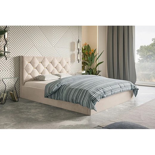 Podwójne łóżko ze schowkiem 140x200 Netta 2X - 36 kolorów Elior One Size Edinos.pl
