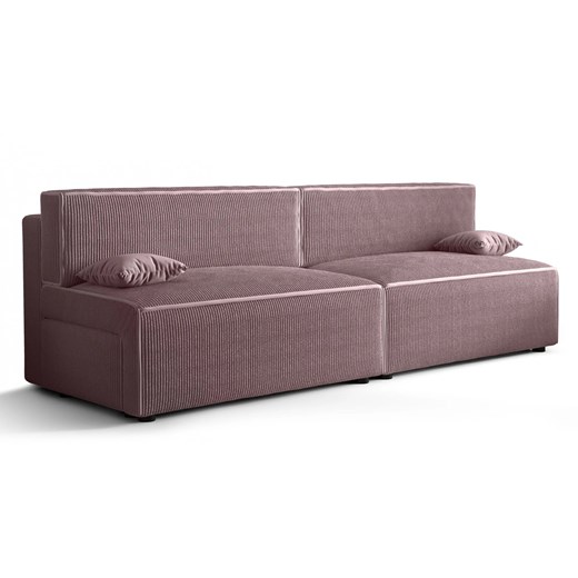 Wrzosowa rozkładana sofa - Manila 3X Elior One Size okazyjna cena Edinos.pl