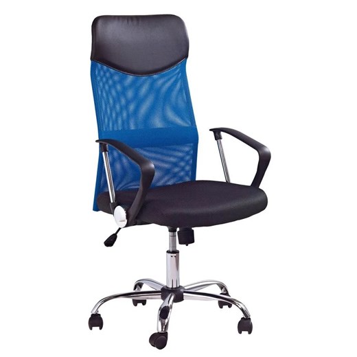 Niebieskie obrotowe krzesło do biurka- Vespan Profeos One Size Edinos.pl