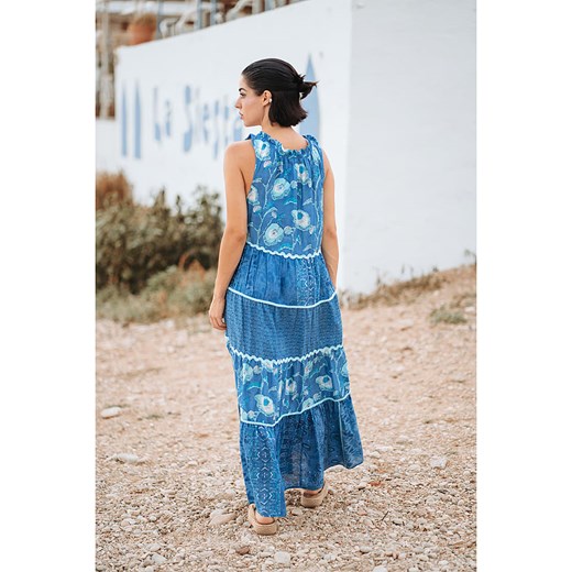 Isla Bonita by SIGRIS Sukienka w kolorze niebieskim Isla Bonita By Sigris XL okazyjna cena Limango Polska