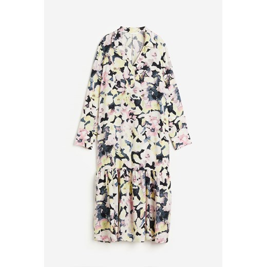 H & M - Sukienka z kołnierzykiem - Żółty H & M XS H&M