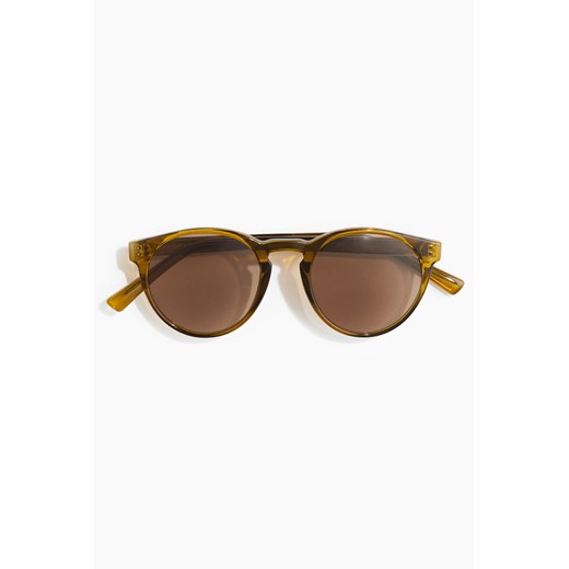 H & M - Okrągłe okulary przeciwsłoneczne - Pomarańczowy ze sklepu H&M w kategorii Okulary przeciwsłoneczne męskie - zdjęcie 173324696