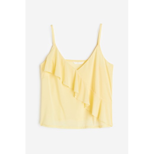 H & M - Top na ramiączkach - Żółty ze sklepu H&M w kategorii Bluzki damskie - zdjęcie 173324776