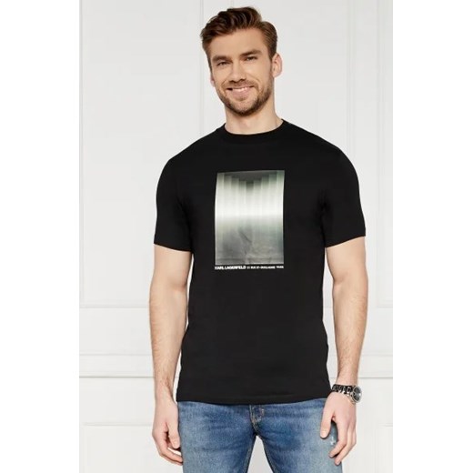 Karl Lagerfeld T-shirt | Regular Fit | stretch ze sklepu Gomez Fashion Store w kategorii T-shirty męskie - zdjęcie 173325198