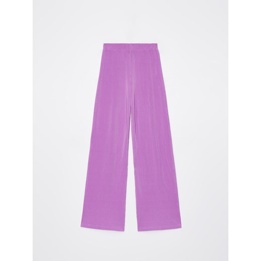 Mohito - Szerokie spodnie - fioletowy ze sklepu Mohito w kategorii Spodnie damskie - zdjęcie 173328869