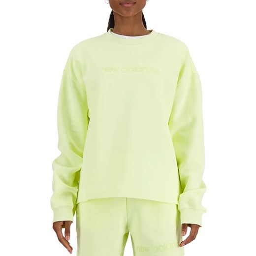 Bluza New Balance WT41556LLT - zielona ze sklepu streetstyle24.pl w kategorii Bluzy damskie - zdjęcie 173329857