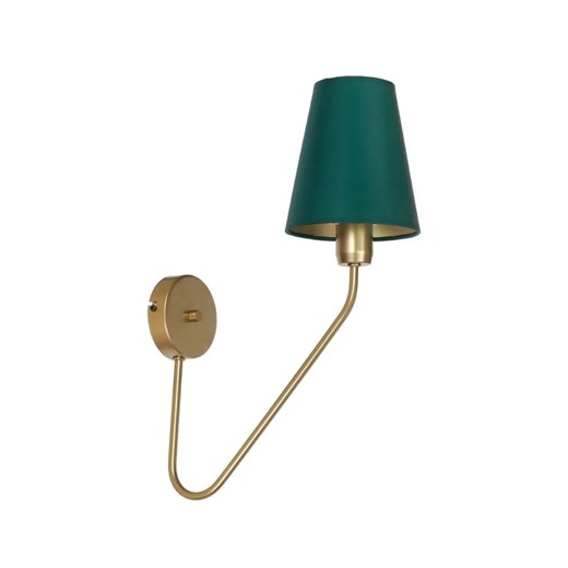 Zielono-mosiężny kinkiet glamour - K425-Wano Lumes One Size promocyjna cena Edinos.pl