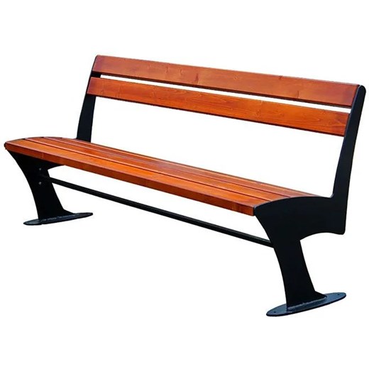 Stalowa ławka parkowa Zoio 2X 180 cm - 84 kolory Elior One Size Edinos.pl