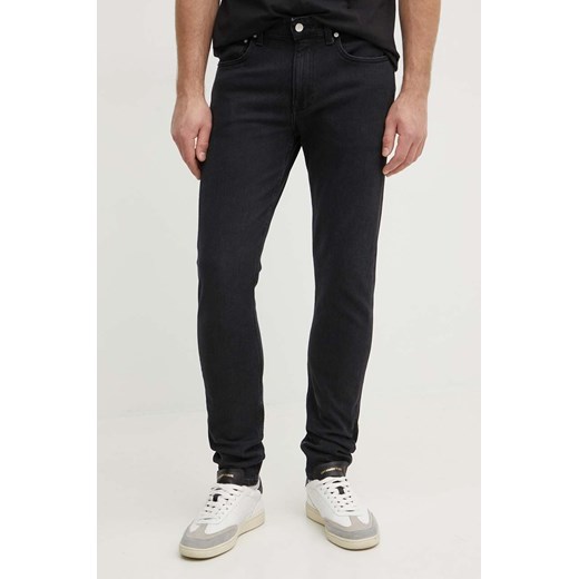 Calvin Klein Jeans jeansy męskie kolor czarny J30J323689 ze sklepu ANSWEAR.com w kategorii Jeansy męskie - zdjęcie 173336717