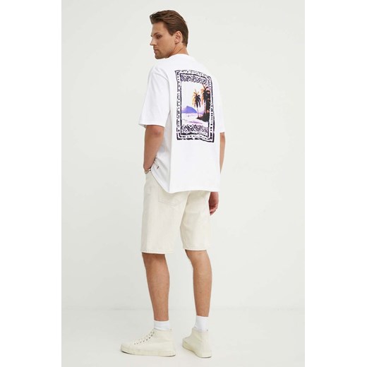 Levi&apos;s t-shirt bawełniany męski kolor biały z nadrukiem A5805 ze sklepu ANSWEAR.com w kategorii T-shirty męskie - zdjęcie 173337185
