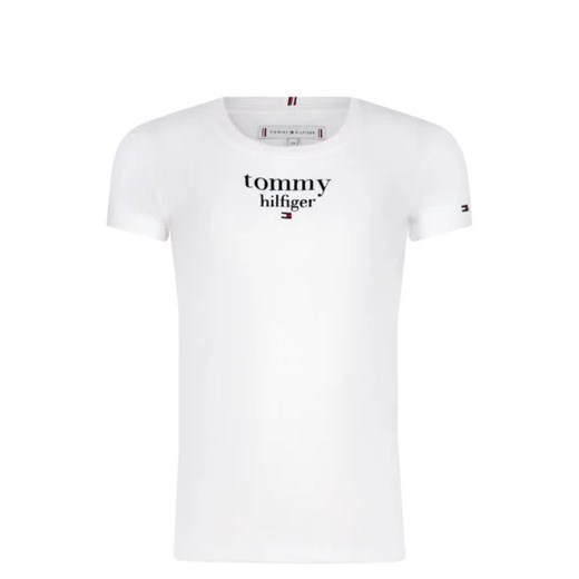 Tommy Hilfiger T-shirt | Regular Fit ze sklepu Gomez Fashion Store w kategorii Bluzki dziewczęce - zdjęcie 173356535