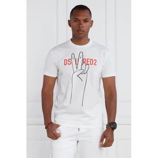 Dsquared2 T-shirt | Regular Fit ze sklepu Gomez Fashion Store w kategorii T-shirty męskie - zdjęcie 173356856