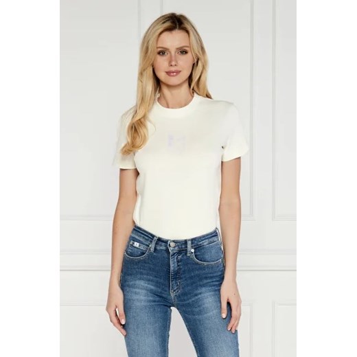CALVIN KLEIN JEANS T-shirt | Regular Fit ze sklepu Gomez Fashion Store w kategorii Bluzki damskie - zdjęcie 173356859