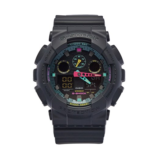 Zegarek G-Shock GA-100MF-1AER Czarny ze sklepu eobuwie.pl w kategorii Zegarki - zdjęcie 173358645