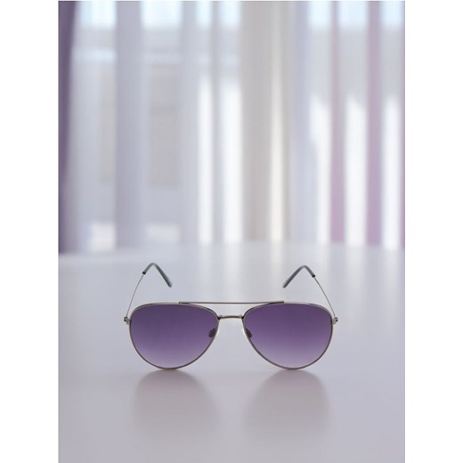 Sinsay - Okulary przeciwsłoneczne - srebrny ze sklepu Sinsay w kategorii Okulary przeciwsłoneczne męskie - zdjęcie 173361346