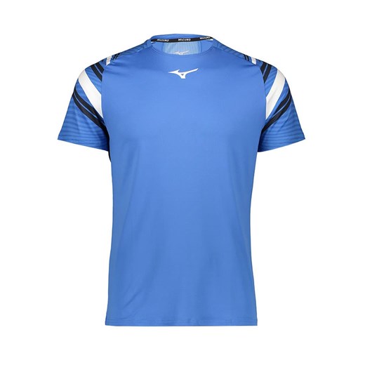 Mizuno Koszulka sportowa &quot;Shadow&quot; w kolorze niebieskim ze sklepu Limango Polska w kategorii T-shirty męskie - zdjęcie 173362395