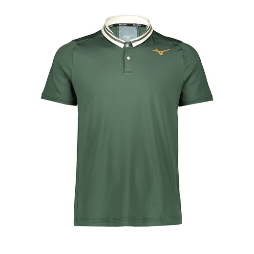 Mizuno Sportowa koszulka polo &quot;Shadow&quot; w kolorze zielonym ze sklepu Limango Polska w kategorii T-shirty męskie - zdjęcie 173362399