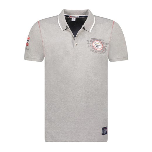 T-shirt męski Geographical Norway casual z krótkimi rękawami 