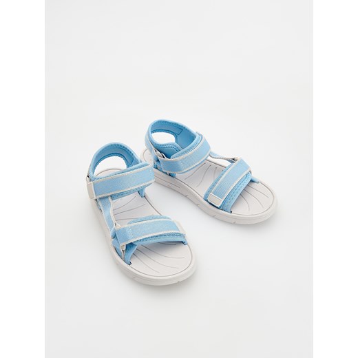 Reserved - Lekkie sandały na rzep - niebieski ze sklepu Reserved w kategorii Sandały dziecięce - zdjęcie 173363368