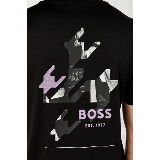 BOSS HUGO t-shirt męski casual z krótkimi rękawami 